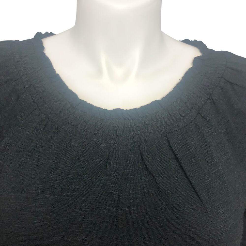 Belle by Kim Gravel Black Knit Pom Pom Top - Size Medium - Picture 4 of 11